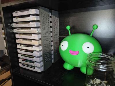 SNES Game Organizer, Double SNES, NES and N64 cartridge holders