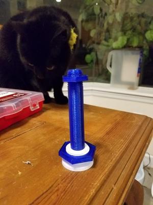 Taulman T-glase spool holder for Wanhao Duplicator i3/Monoprice Maker Select 3D