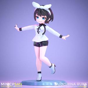 Sarashina Ruka - Cute Milky Blue Outfit - Rent-a-Girlfriend