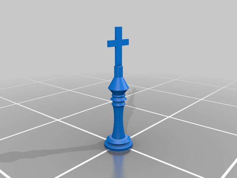 Onshape King Chess piece