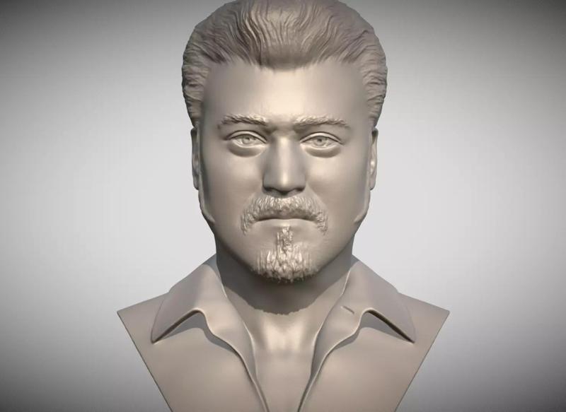 Ricky from Trailer Park Boys bust for 3D printing