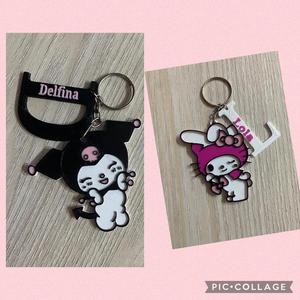 Keyring Kurimi + kitty + Mi melody (pack x3)