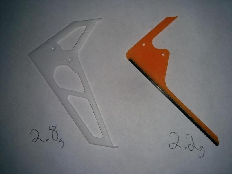  vertical tail fin for the Blade 230s