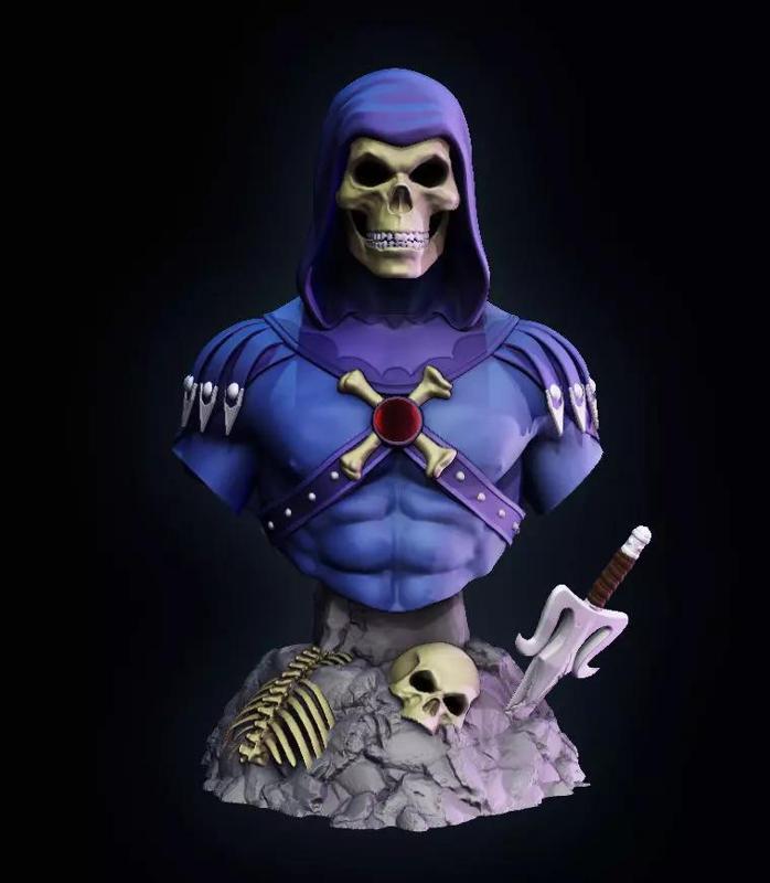 Skeletor he-man bust