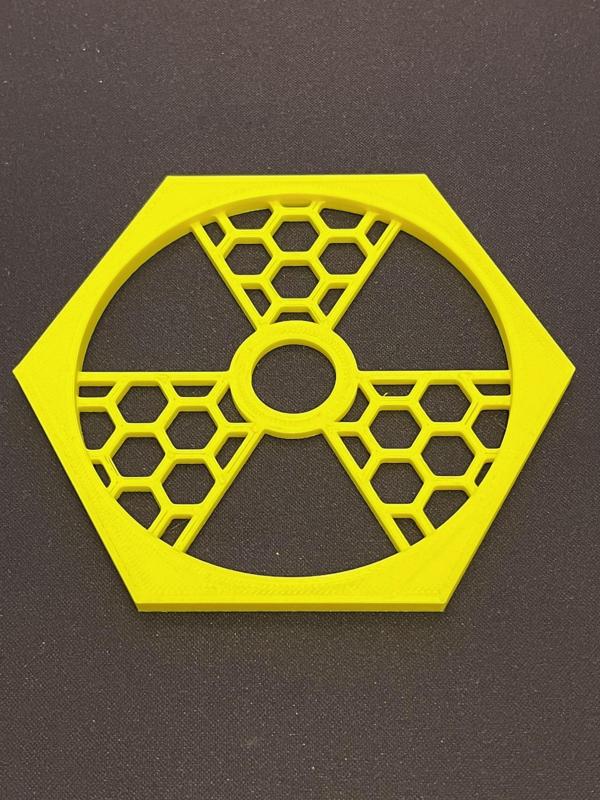 Coaster Radioactive Hex/Round