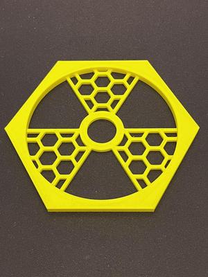 Coaster Radioactive Hex/Round