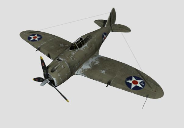 P-43 A-1 American fighter