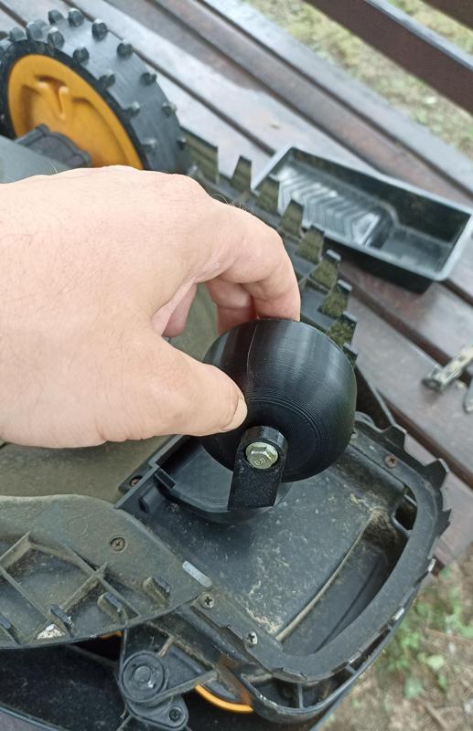 Riwall pro rrm800 caster wheel mod V2