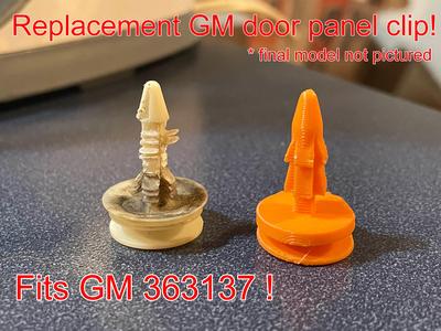 Replacement Clip for General Motors Cars (fits GM 363137)