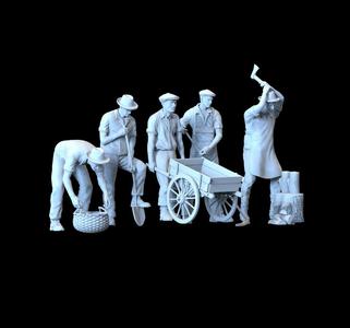 WORKERS 3D PRINT MODEL