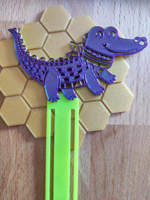 Crocodile bookmark