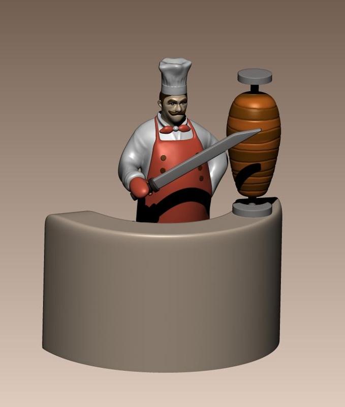 Legendary kebab cook