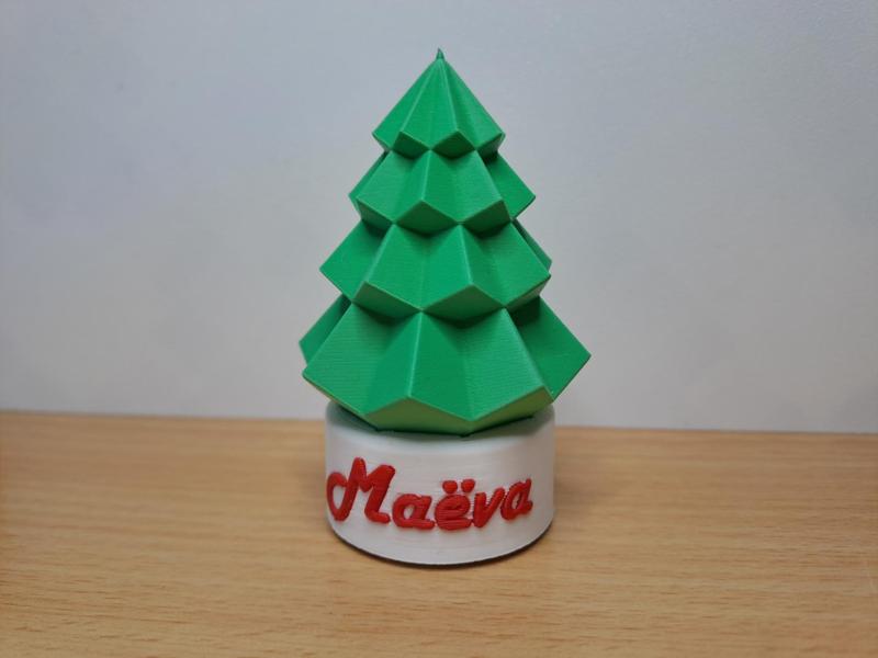 Christmas tree lamp with name (customizable)