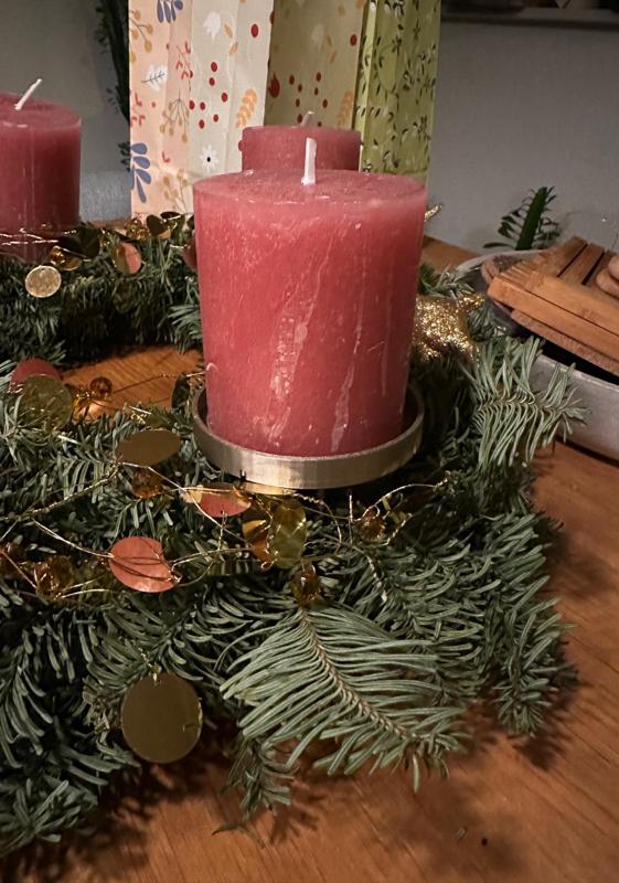 Candle Holder Advent Wreath without Support
