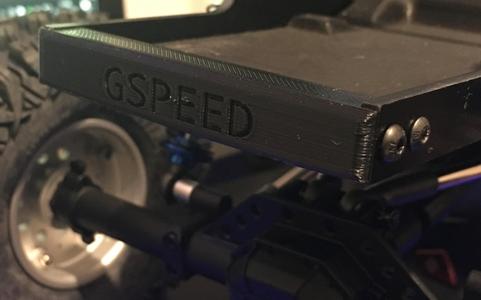 Rear Bumper - Rail Protection for Gspeed V3 Chassis