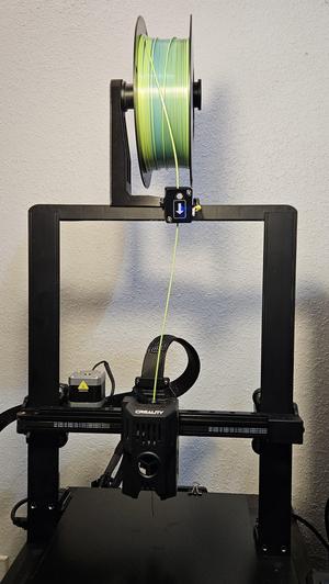 Ender V3 KE Spool holder 90° w/ Runout Sensor Mount