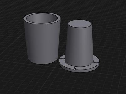 Single use flower pot mold !!!WORK IN PROGRESS!!!