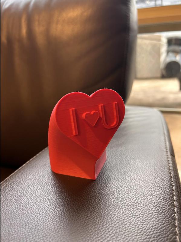 I Love U Desk Decoration