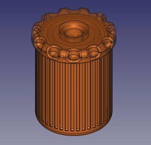 Drum filament 1,75mm sample - Revolver