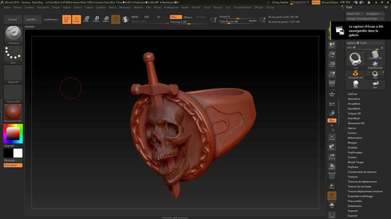 Destiny - Raid Ring - 3D Model