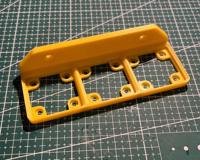 Gridfinity wall mount 1x3