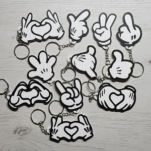 Mickey Mouse Disney Hands Key Rings