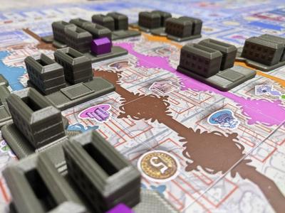 Lisboa Boardgame buildings