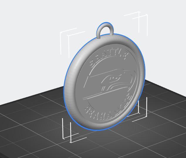 Seattle Seahawks Christmas Tree Ornament