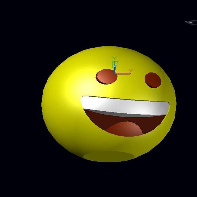 CARINHA SORRIDENTE COM A BOCA ABERTA