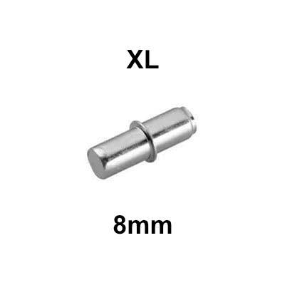 Shelf Pegs (8mm) XL (Beveled / Beveled Ends)