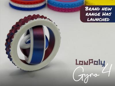 Gyro4 LowPoly Fidget Spinner