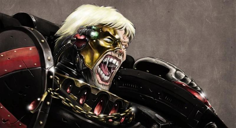 Captain Tycho, in the throes of the Black Rage