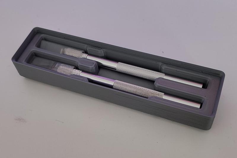 Gridfinity Exacto knife holder