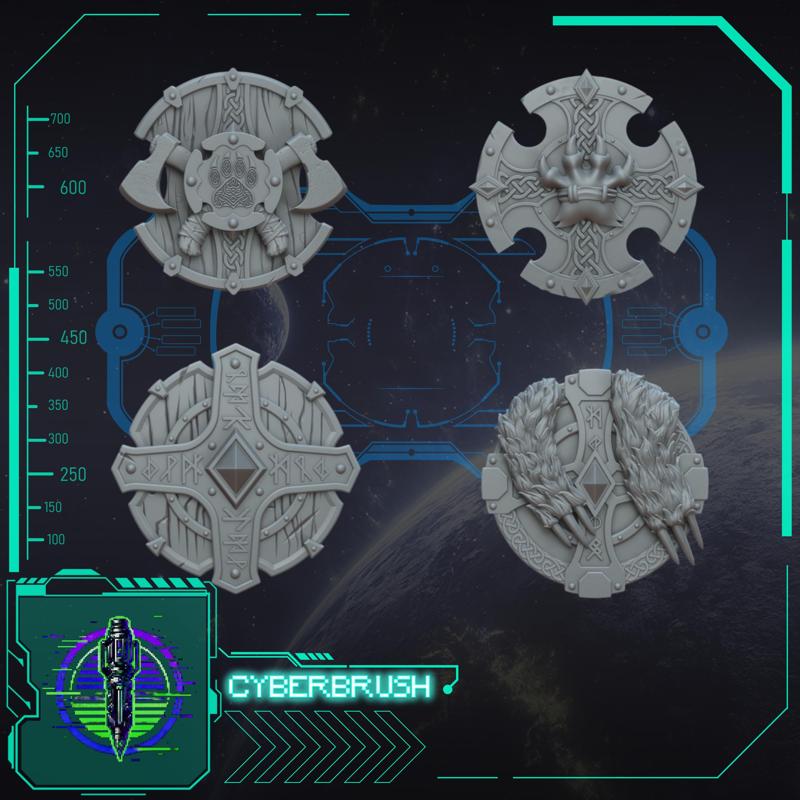 Space Vikings Shields set 2