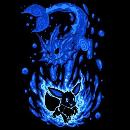 Eevee/Vaporeon Evolution Hueforge Art