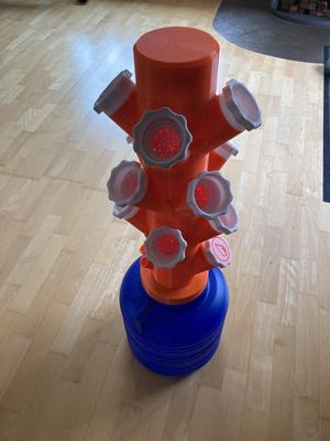 Base for Wide mouth barrel / Deckel mit Basis für Weithalsfass (Sauerkrautfass) 20 L Hydroponic Tower