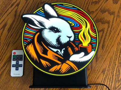 Blaze Rabbit LED Lightbox with Base/Wall Mounting