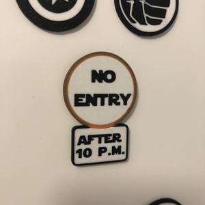 NO ENTRY - Fridge Magnet