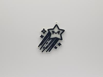 Cute Shooting Star Keychain