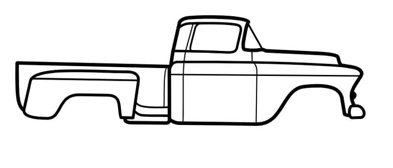 Chevrolet 3100 - 572CI V8 (1956)