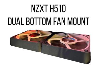 NZXT H510 Dual Bottom Fan Adapter
