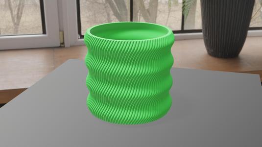 Curvy Plant Pot