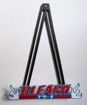 Bleach logo for HueForge mural holder