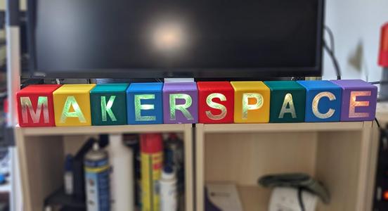 Makerspace sign (80cm wide)