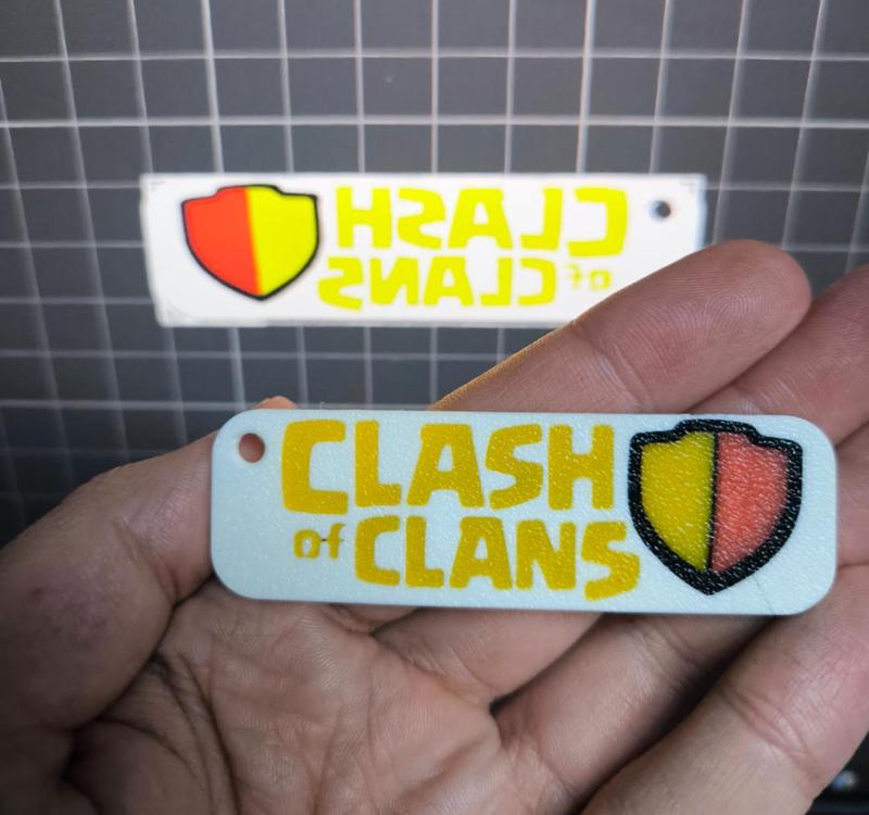 Clash of clans keychain