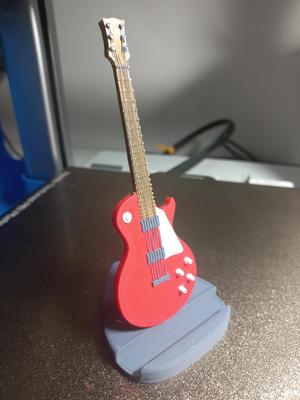 Gibson Les Paul guitar phone stand