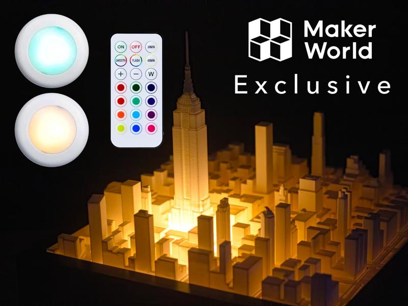 Empire State Building Cityscape RGBW Light