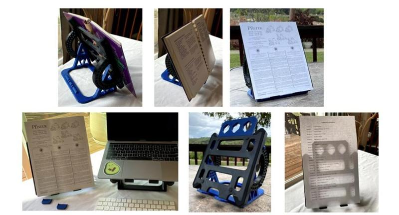 Rotating Multifunctional Stand: For Laptop, Book, and Tablet (Base Multifuncional Giratoria: Para Laptop, Libro y Tableta)
