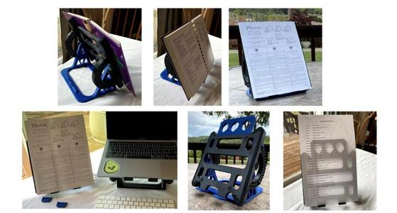 Rotating Multifunctional Stand: For Laptop, Book, and Tablet (Base Multifuncional Giratoria: Para Laptop, Libro y Tableta)