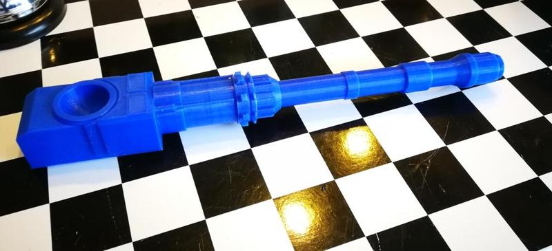 Volcanic Cannon for Fully Posable Raider Titanic Robot